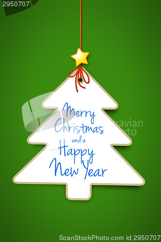 Image of christmas tree tag