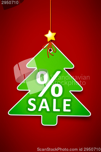 Image of christmas tree tag