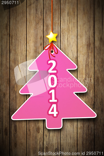 Image of christmas tree tag