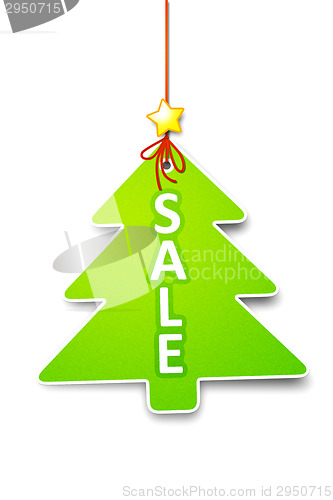 Image of christmas tree tag