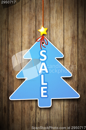 Image of christmas tree tag