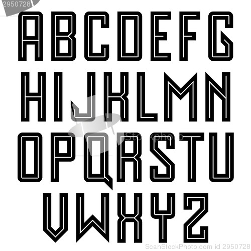 Image of Handmade retro font