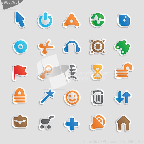 Image of Sticker icons for interface