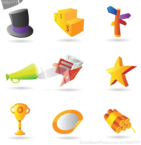 Image of Icons for business metaphor