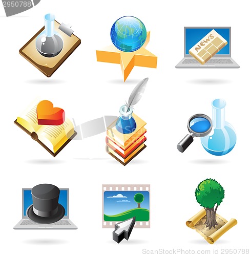 Image of Icon concepts for knowledge