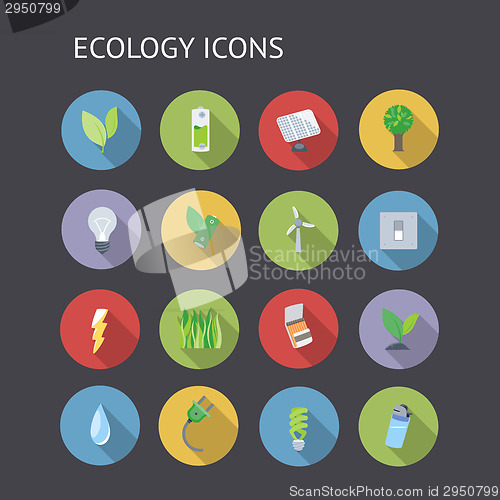 Image of Flat Icons For Ecology
