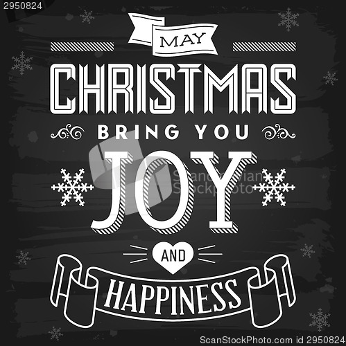 Image of Christmas Greetings Chalkboard