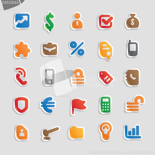 Image of Sticker icons for business