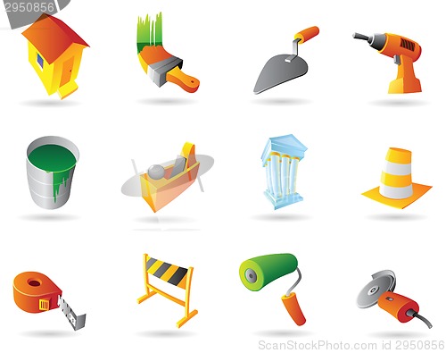 Image of Icons for construction industry