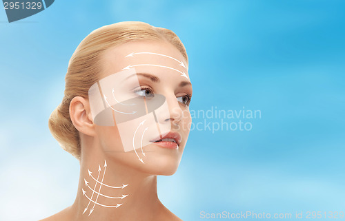 Image of woman ready for cosmetic surgery