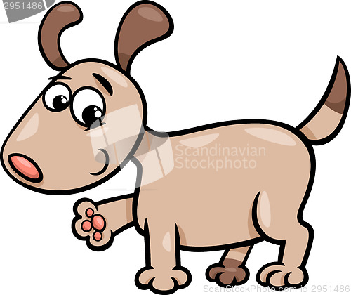 Image of dog puppy cartoon illustration