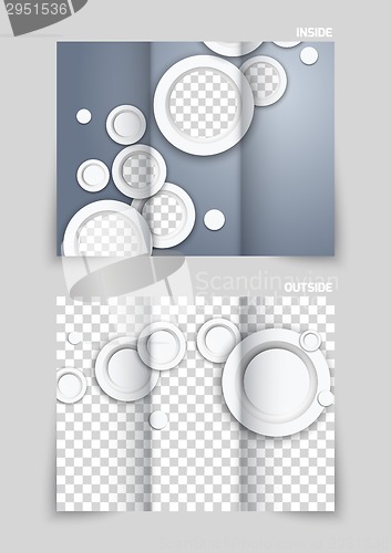 Image of Tri-fold brochure template design