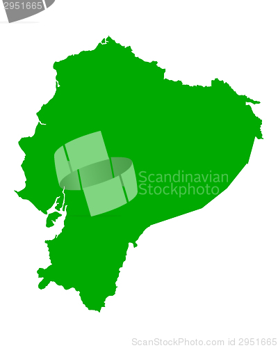 Image of Map of Ecuador