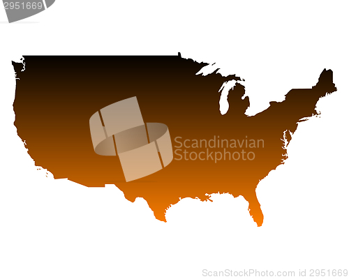 Image of Map of USA