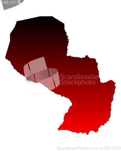 Image of Map of Paraguay