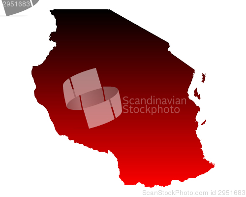 Image of Map of Tanzania