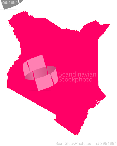 Image of Map of Kenya