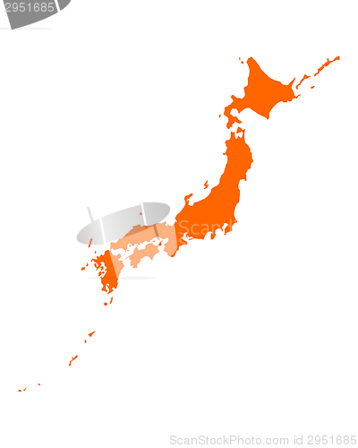 Image of Map of Japan