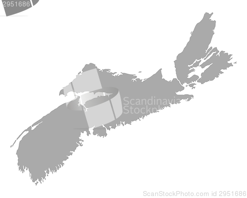 Image of Map of Nova Scotia