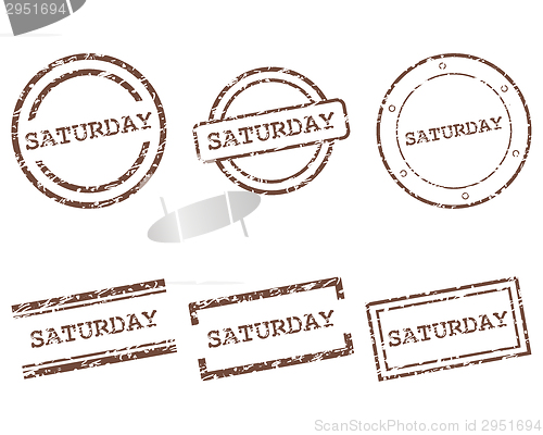 Image of Saturday stamps