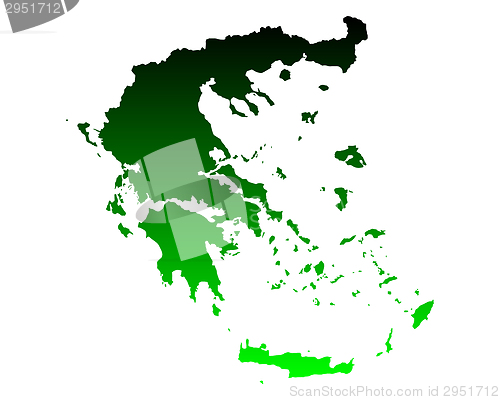 Image of Map of Greece