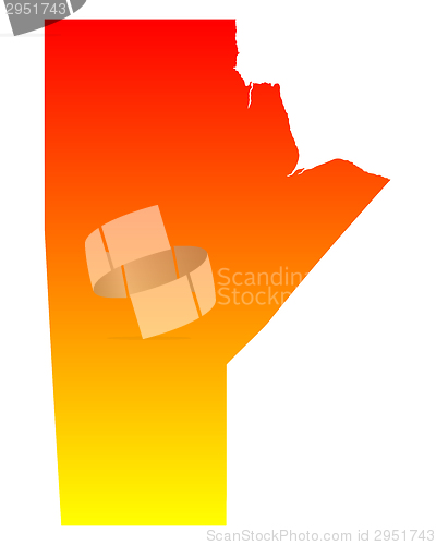 Image of Map of Manitoba