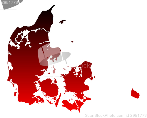 Image of Map of Denmark