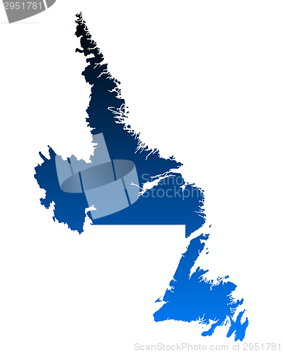 Image of Map of Newfoundland and Labrador