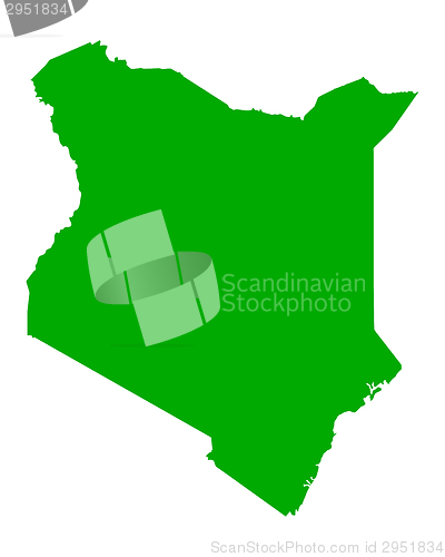 Image of Map of Kenya