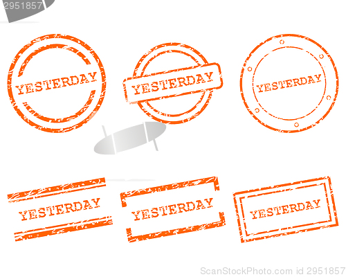 Image of Yesterday stamps