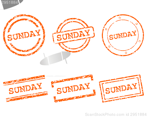 Image of Sunday stamps