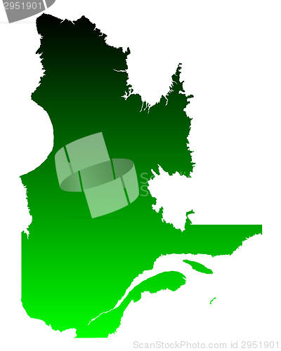 Image of Map of Quebec