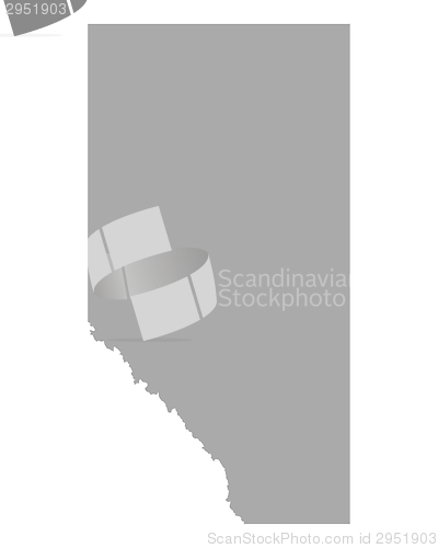Image of Map of Alberta