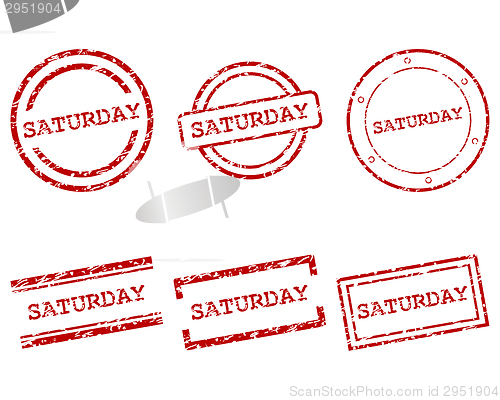 Image of Saturday stamps