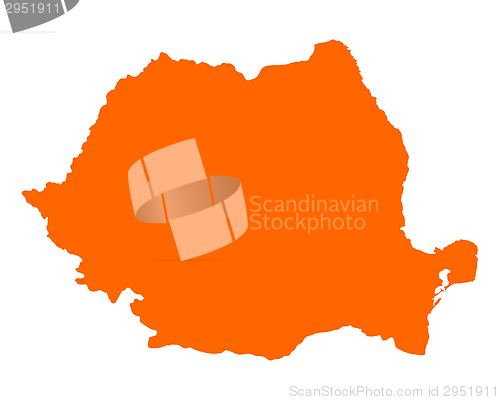 Image of Map of Romania