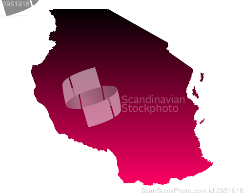 Image of Map of Tanzania