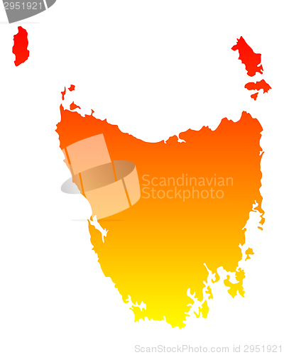 Image of Map of Tasmania