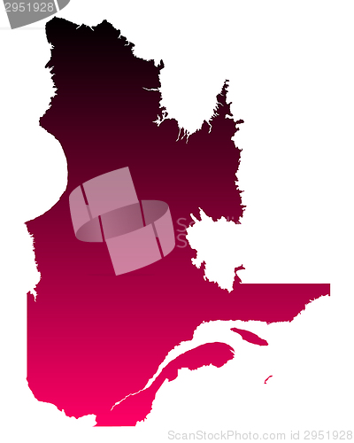 Image of Map of Quebec