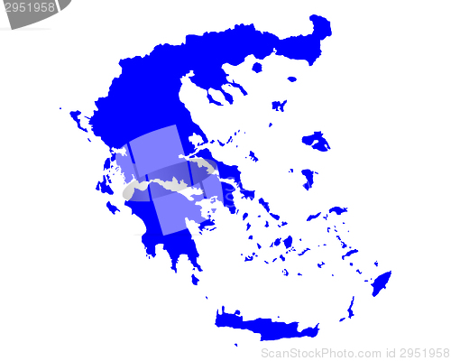 Image of Map of Greece