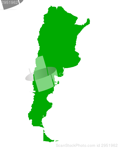 Image of Map of Argentina