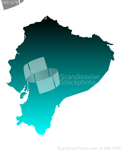 Image of Map of Ecuador