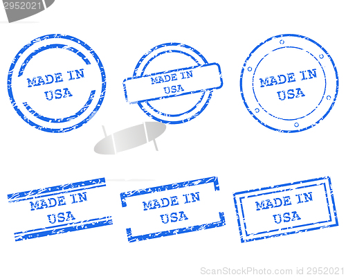 Image of Made in USA stamps