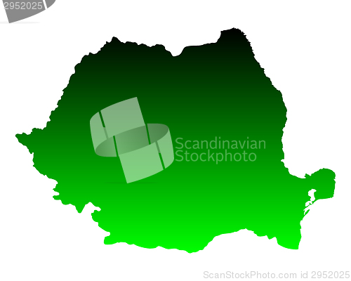 Image of Map of Romania