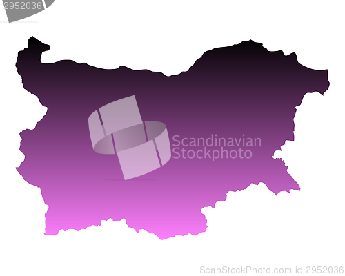 Image of Map of Bulgaria