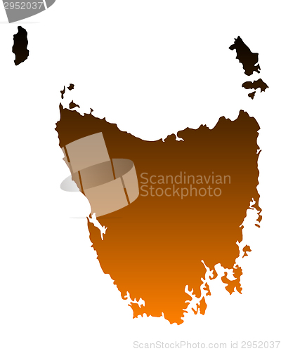 Image of Map of Tasmania