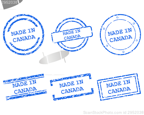 Image of Made in Canada stamps