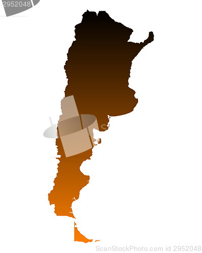 Image of Map of Argentina