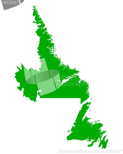 Image of Map of Newfoundland and Labrador