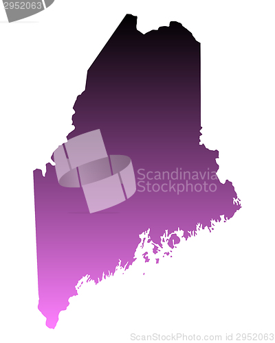 Image of Map of Maine