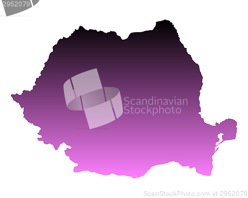 Image of Map of Romania
